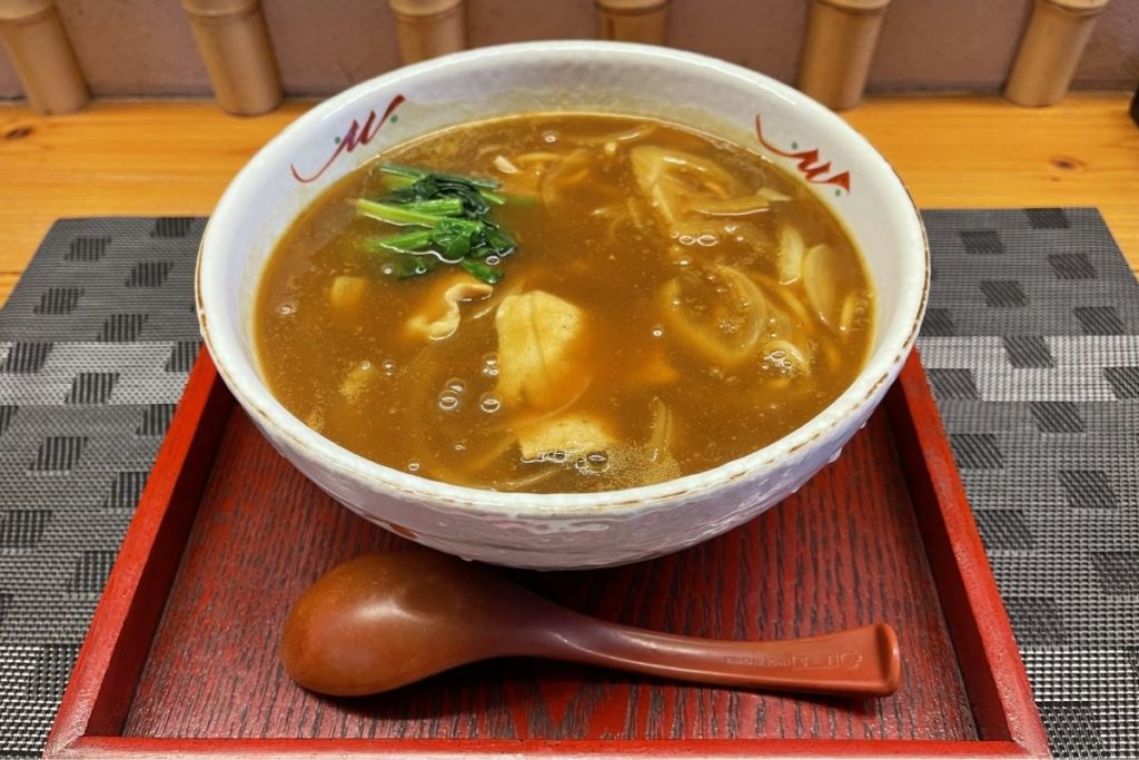 田波 カレー南そば(950円)