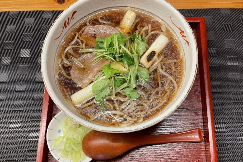 田波 鶏せいろ 鴨南ばん(1,000円)