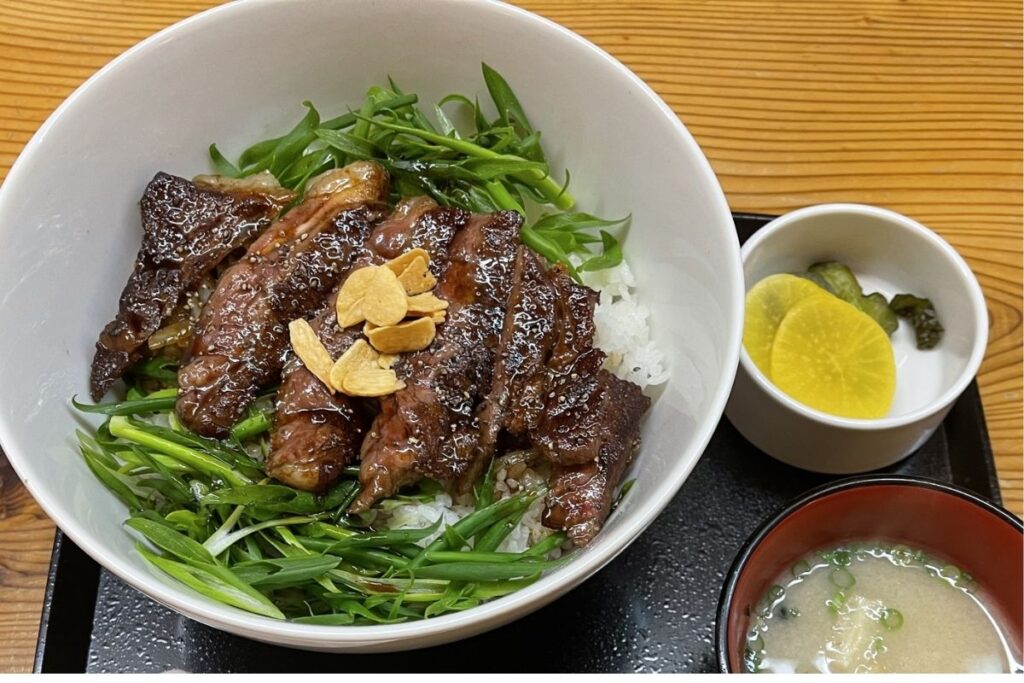 玄 見蘭牛ステーキ丼(2,398円)