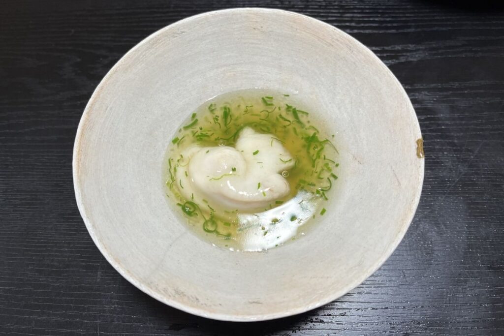 割烹 千代 白子ネギポン酢