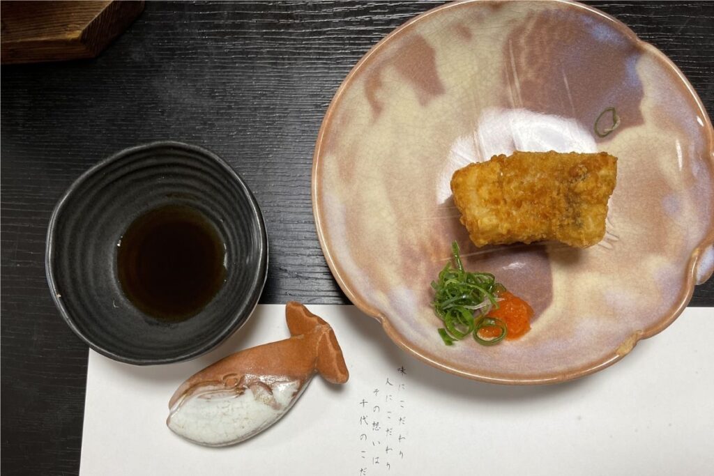 割烹 千代 あまだいの唐揚げ