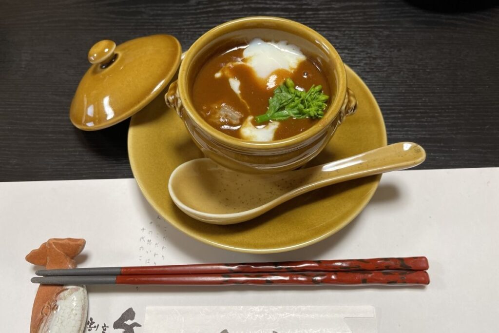 割烹 千代 ビーフシチュー
