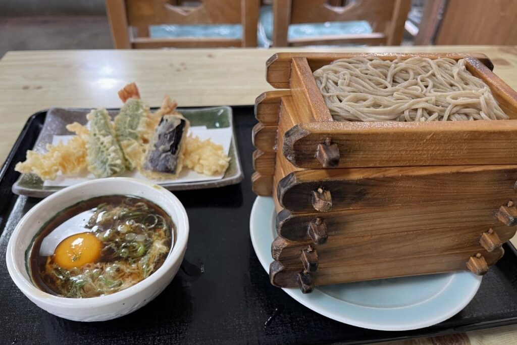 ふじたや 天せいろそば(1,430円)