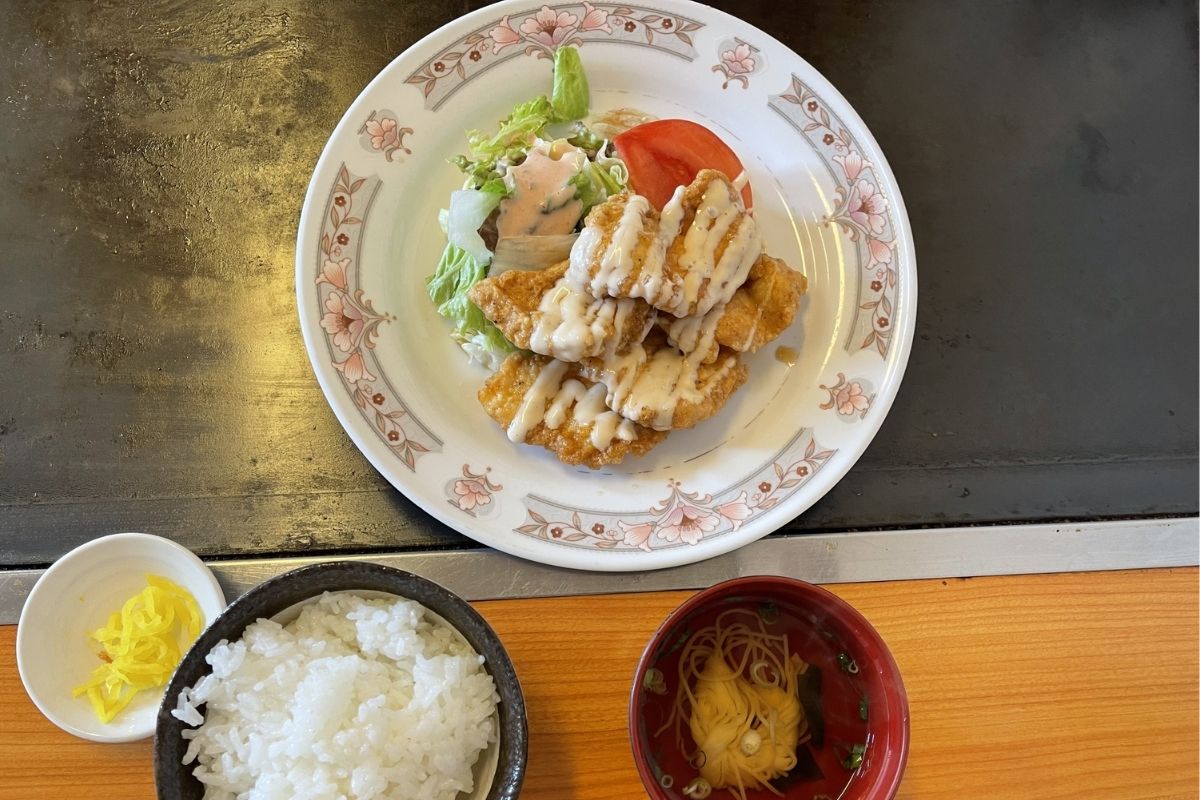 ふくだや チキン南蛮定食(770円)