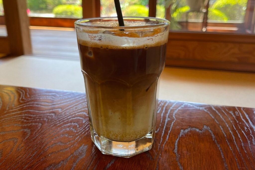 畔亭 甘夏カプチーノ(600円)