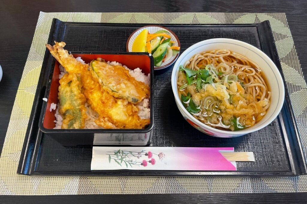 田波 天丼1(1,100円)