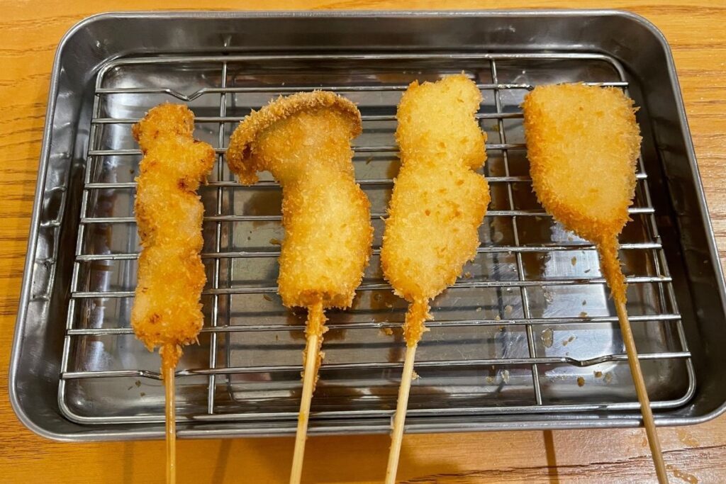 ソラナ 鶏(132円)、しいたけ(132円)、白身魚(132円)、サーモン(132円)