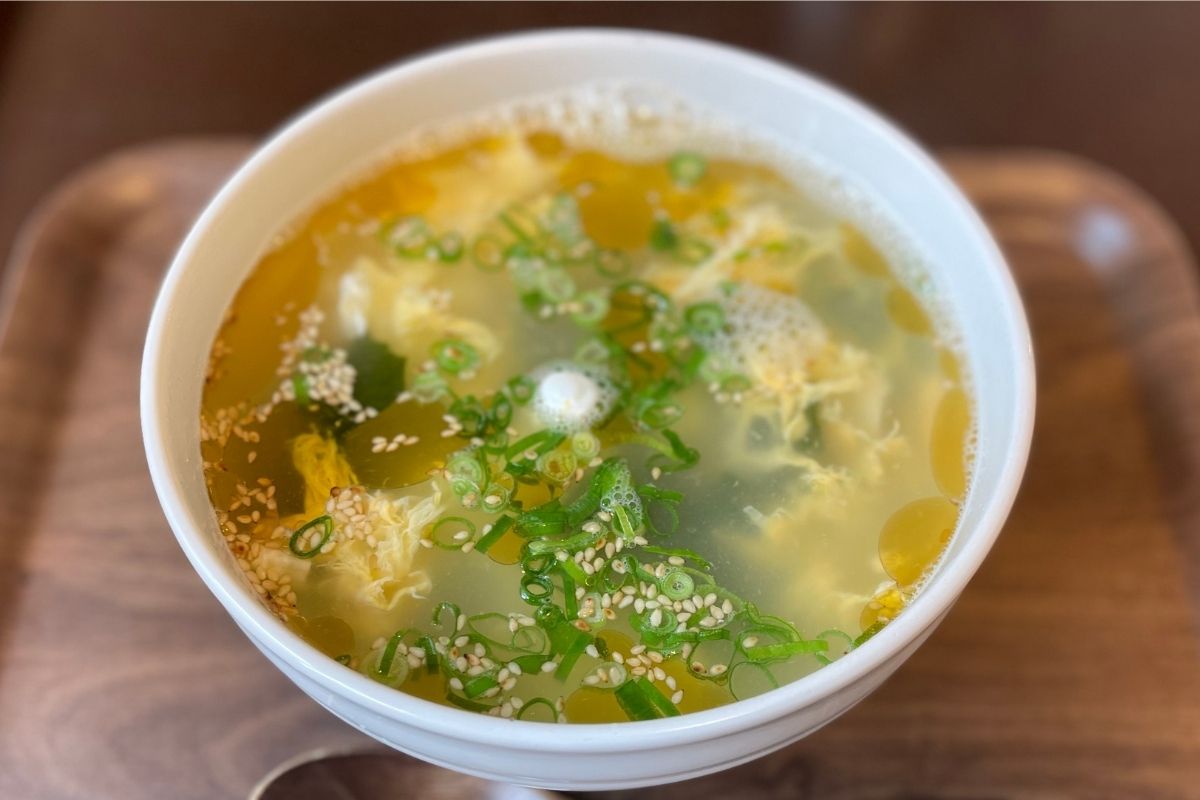 ただいま わか玉スープ(400円)