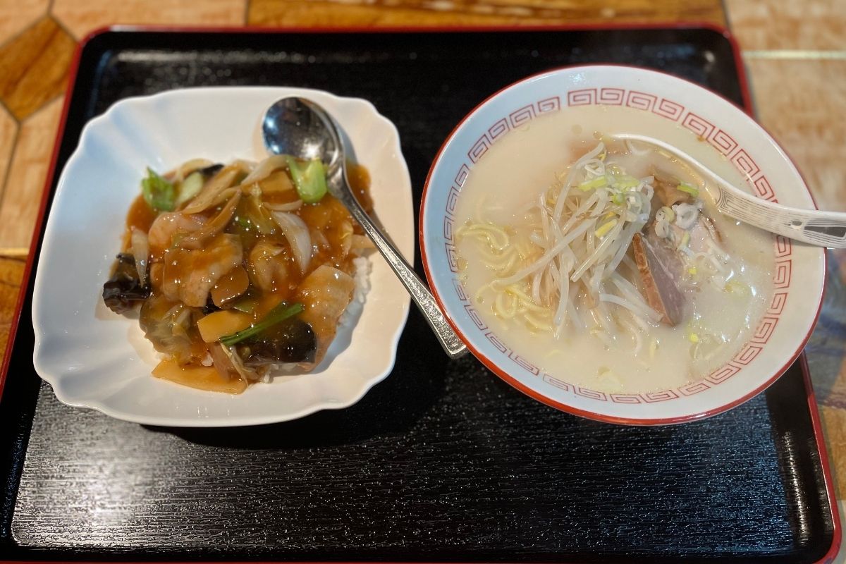 王金閣 ラーメンセット(700円)