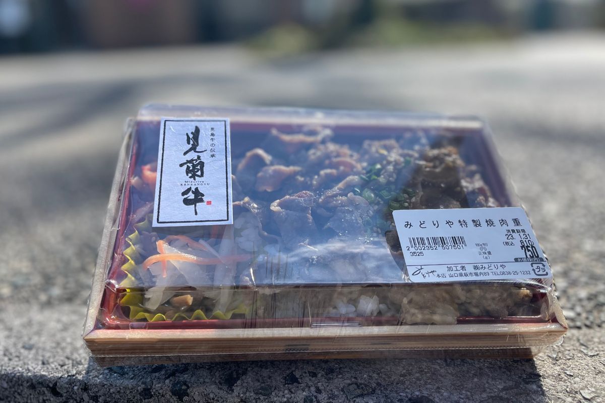 網焼きレストラン 見蘭 みどりや特製焼肉重(750円)