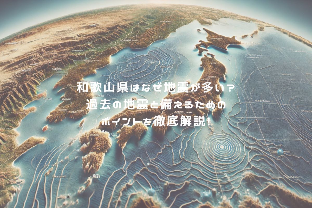 和歌山県はなぜ地震が多い？過去の地震と備えるためのポイントを徹底解説！ アイキャッチ