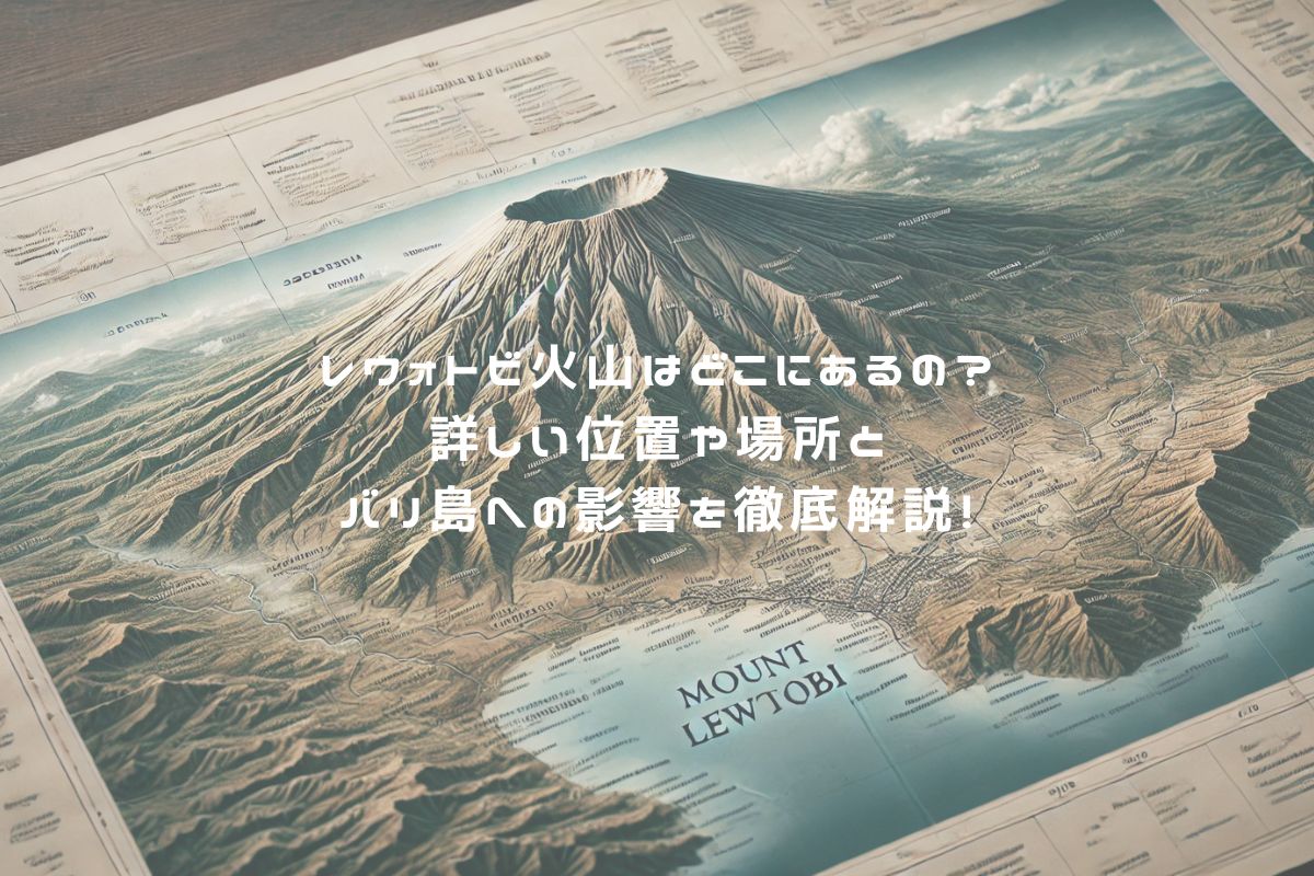 レウォトビ火山はどこにあるの？詳しい位置や場所とバリ島への影響を徹底解説！ アイキャッチ