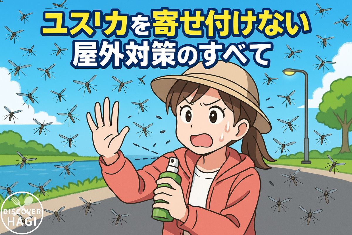 万博で大量発生中のユスリカを寄せ付けない屋外対策のすべて