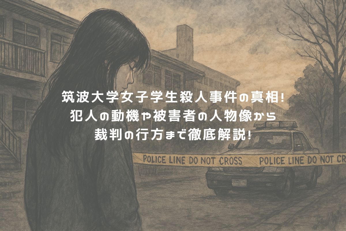 筑波大学女子学生殺人事件の真相！犯人の動機や被害者の人物像から裁判の行方まで徹底解説！ アイキャッチ