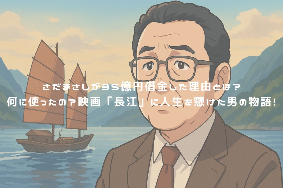 さだまさしが35億円借金した理由とは？何に使ったの？映画「長江」に人生を懸けた男の物語！ アイキャッチ